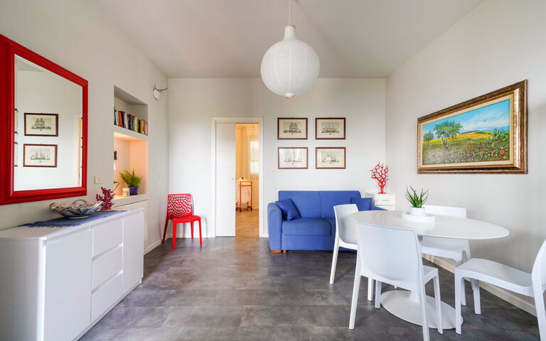 Unterkunft Corallo: Esszimmer, Wohnzimmer