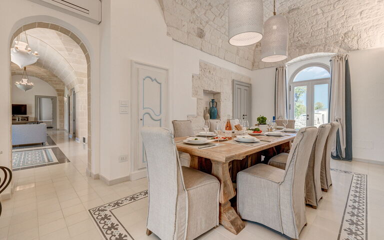 Villa Bellavista: Esszimmer, Wohnzimmer