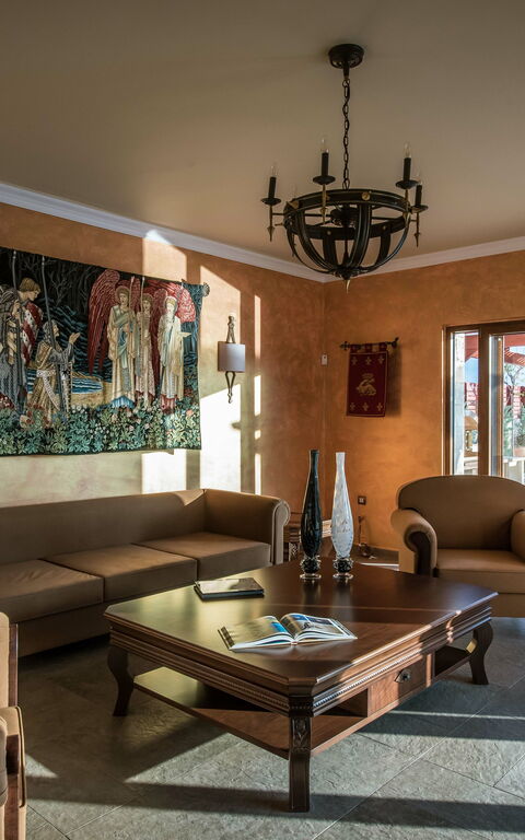 Villa Kalliste: Wohnzimmer