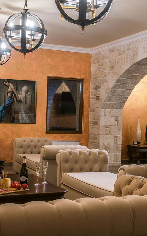 Villa Kalliste: Wohnzimmer