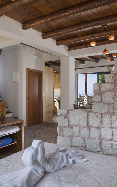 Villa Myrtia: Schlafzimmer, Wohnzimmer