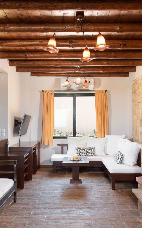 Villa Kissos: Wohnzimmer