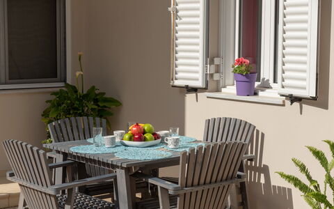 Unterkunft Aria 1: Balkon / Terrasse / Patio