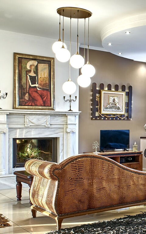 Villa Milon: Wohnzimmer