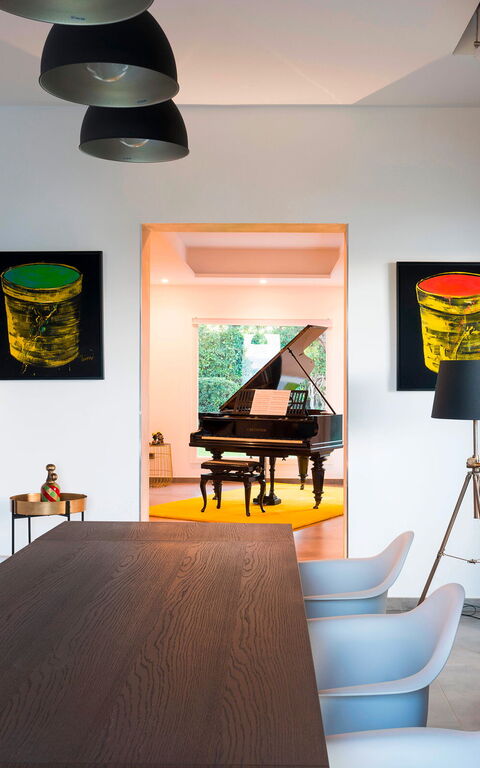 Villa Artemare: Esszimmer