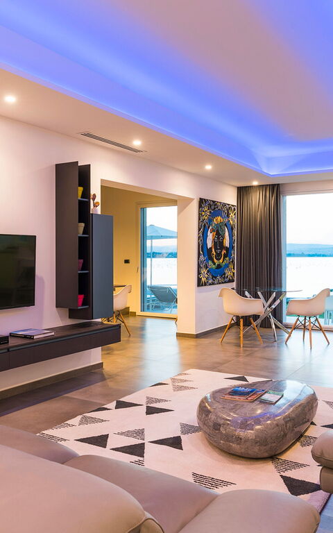 Villa Artemare: Wohnzimmer