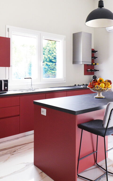 Villa Pica: Esszimmer, Küche