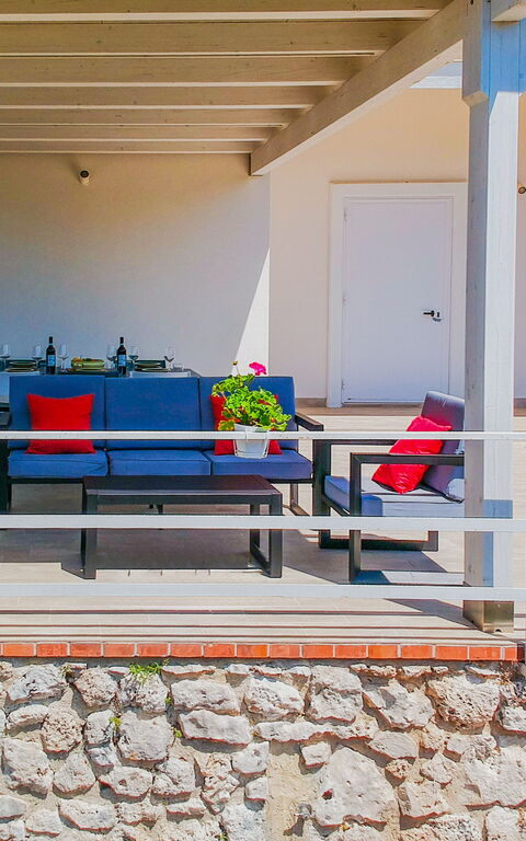 Villa Pica: Außen, Balkon / Terrasse / Patio, Draussen