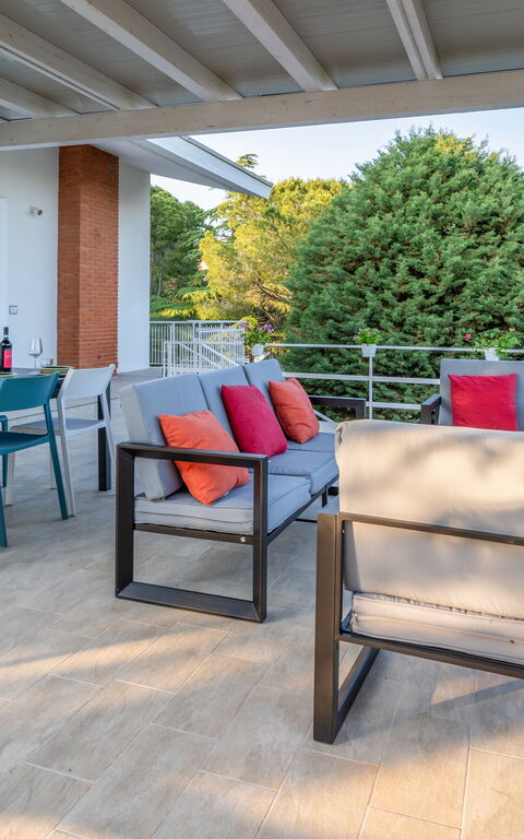 Villa Pica: Außen, Balkon / Terrasse / Patio, Draussen