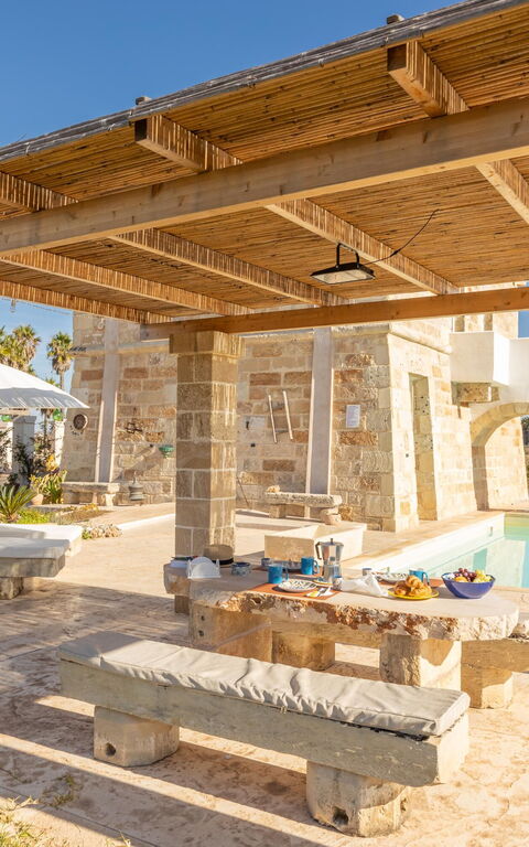 Villa Turris: Außen, Balkon / Terrasse / Patio, Draussen