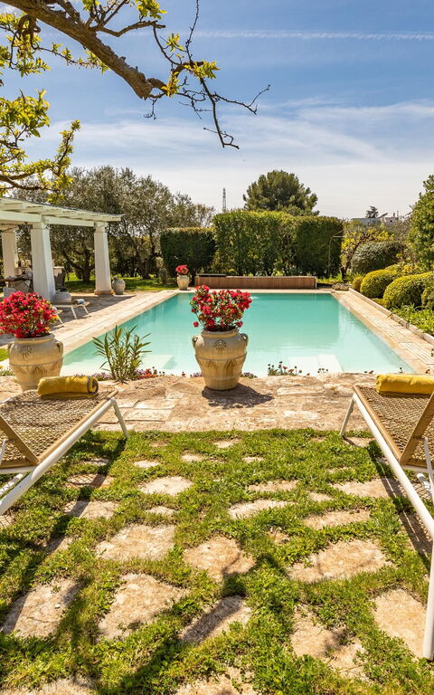 Trullo Patricia Pool: Balkon / Terrasse / Patio, Draussen, Garten, Schwimmbad