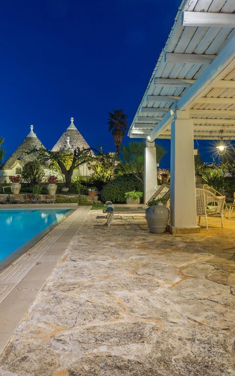Trullo Patricia Pool: Balkon / Terrasse / Patio, Draussen, Schwimmbad