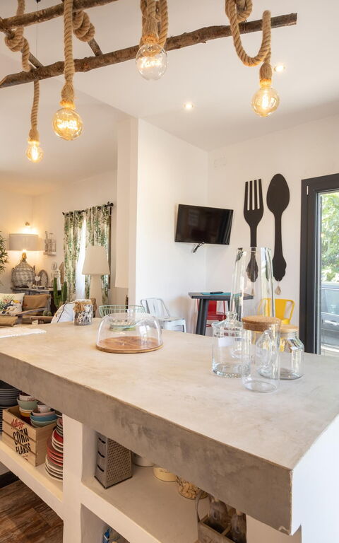 Villa Natura: Esszimmer, Wohnzimmer