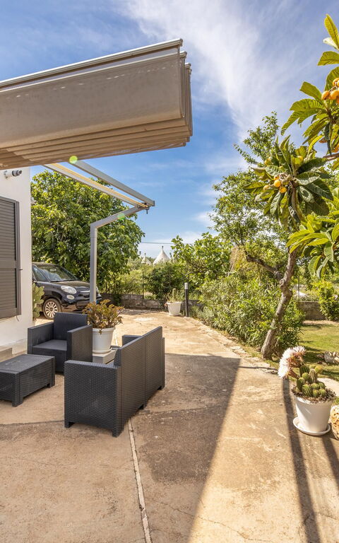 Villa Natura: Außen, Balkon / Terrasse / Patio, Draussen, Garten