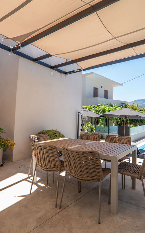 Casa Cafenio: Balkon / Terrasse / Patio, Draussen, Schwimmbad