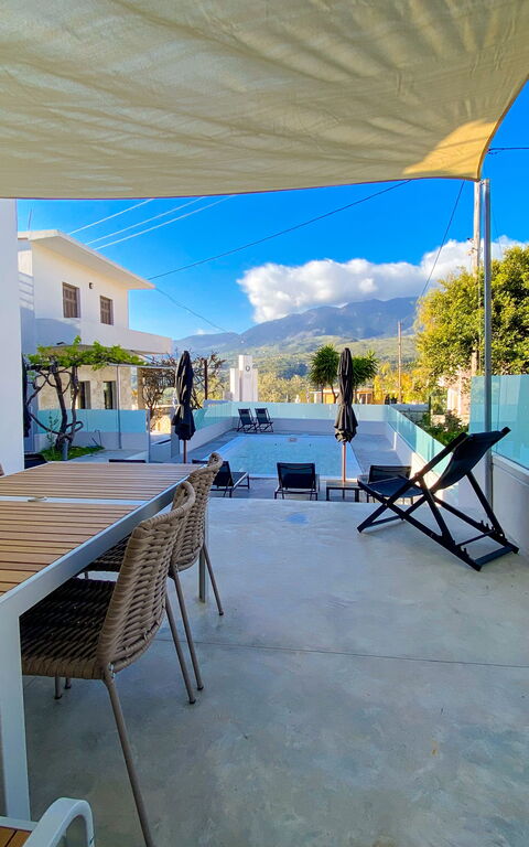 Casa Cafenio: Außen, Balkon / Terrasse / Patio, Draussen, Schwimmbad