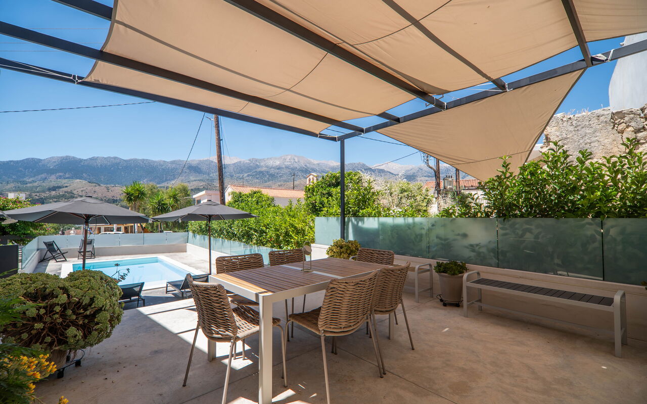 Casa Cafenio: Balkon / Terrasse / Patio, Draussen, Schwimmbad