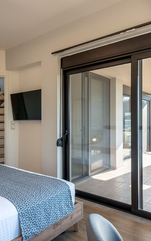 Dioni: Ansichten, Balkon / Terrasse / Patio, Schlafzimmer