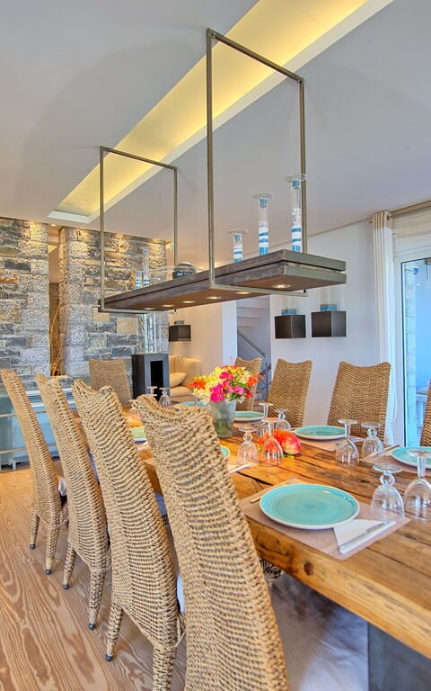 Villa Marina: Esszimmer