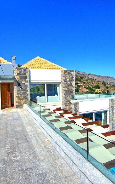 Villa Marina: Ansichten, Balkon / Terrasse / Patio, Draussen