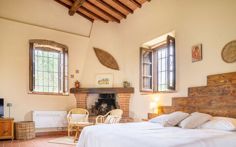 Unterkunft Capanna: Schlafzimmer, Wohnzimmer