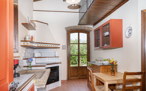 Unterkunft Capanna: Esszimmer, Küche