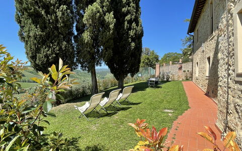 Unterkunft Carro: Ansichten, Außen, Draussen, Garten