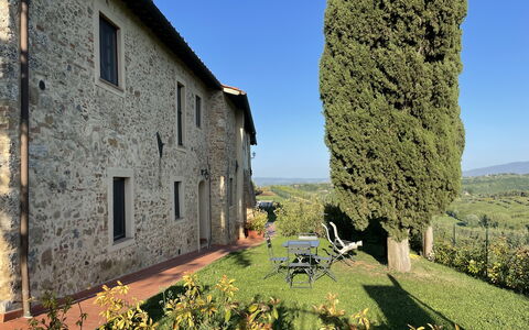 Unterkunft Carro: Ansichten, Außen, Draussen, Garten