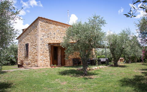 Unterkunft Capanna: Außen, Garten