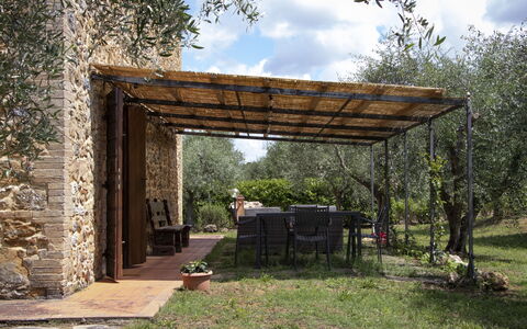 Unterkunft Capanna: Außen, Garten