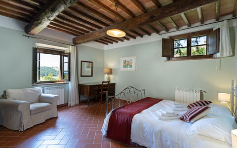 Unterkunft Carro: Schlafzimmer