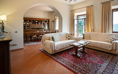 Unterkunft Villa: Wohnzimmer