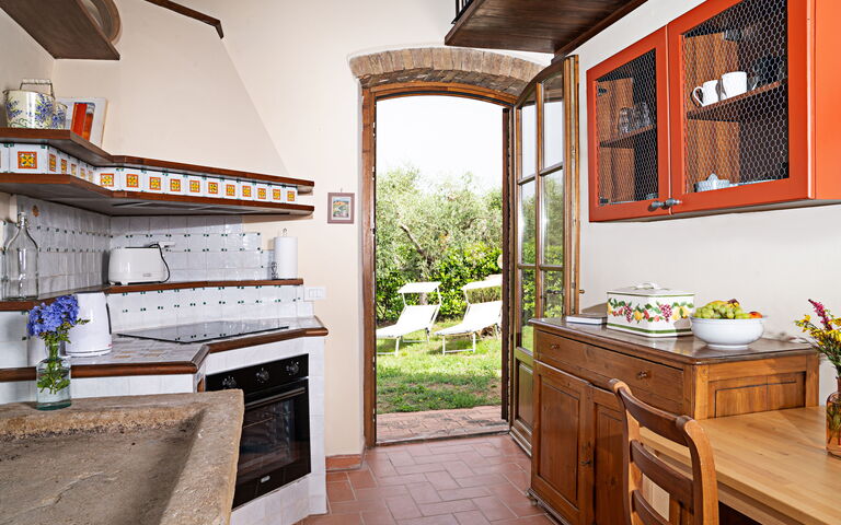 Unterkunft Capanna: Esszimmer, Küche