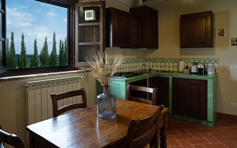 Unterkunft Torri: Esszimmer, Küche