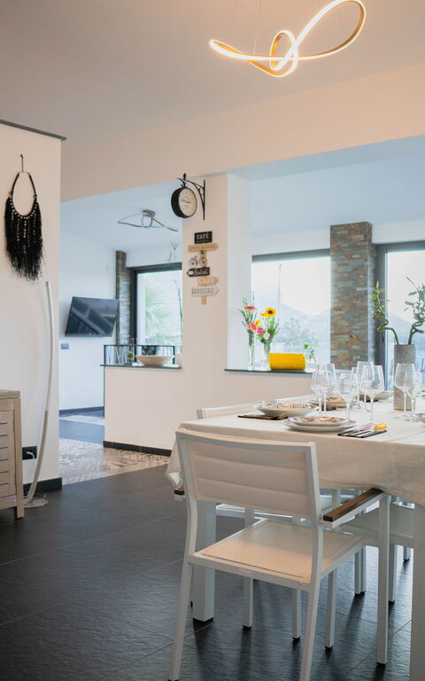 Villa Vincenzo: Balkon / Terrasse / Patio, Esszimmer