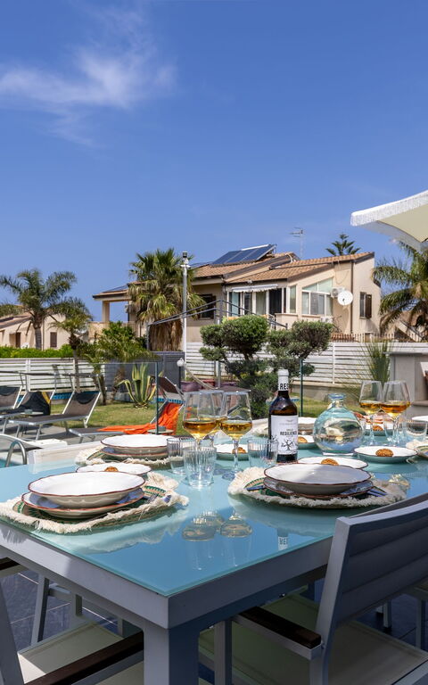 Villa Vincenzo: Außen, Balkon / Terrasse / Patio, Draussen, Schwimmbad
