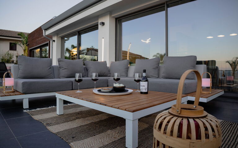 Villa Vincenzo: Außen, Balkon / Terrasse / Patio, Draussen