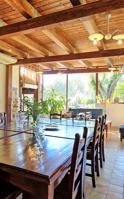 Villa Maddalena: Esszimmer, Wohnzimmer