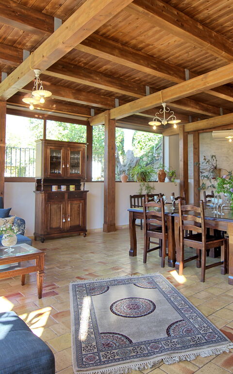 Villa Maddalena: Esszimmer, Wohnzimmer