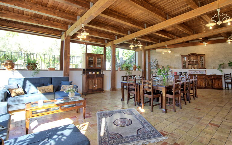 Villa Maddalena: Esszimmer, Wohnzimmer