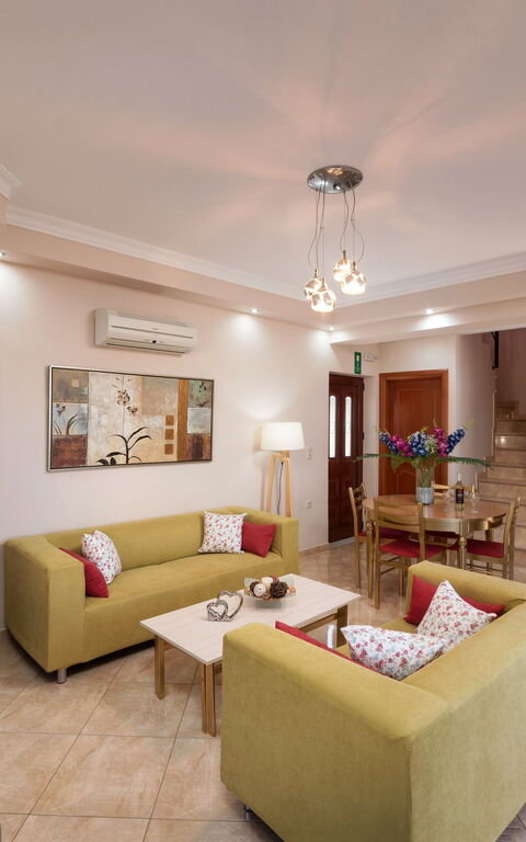 Villa Halepi: Wohnzimmer