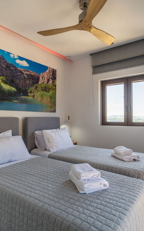 Villa Halepi: Schlafzimmer