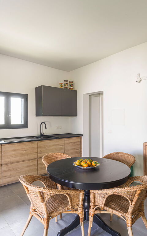 Casa Tancredi: Küche, Wohnzimmer