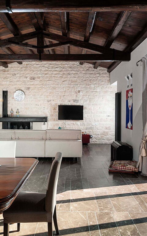 Corte Moscata: Esszimmer, Wohnzimmer