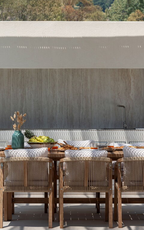 Villa El: Balkon / Terrasse / Patio