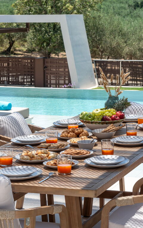 Villa El: Balkon / Terrasse / Patio