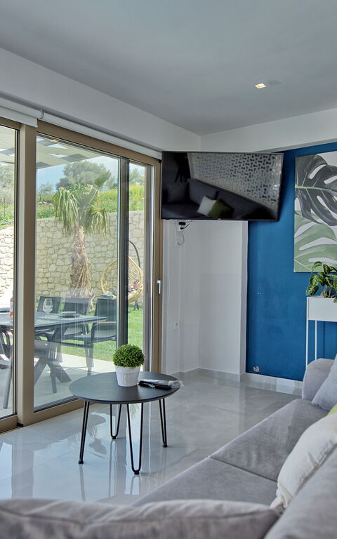 Villa Silentium Ionia: Wohnzimmer