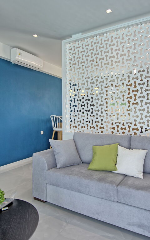 Villa Silentium Ionia: Wohnzimmer