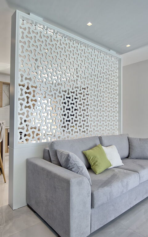 Villa Silentium Ionia: Wohnzimmer