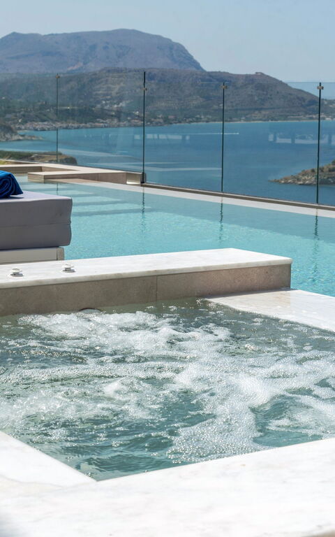 Seaview Lux: Außen, Draussen, Whirlpool